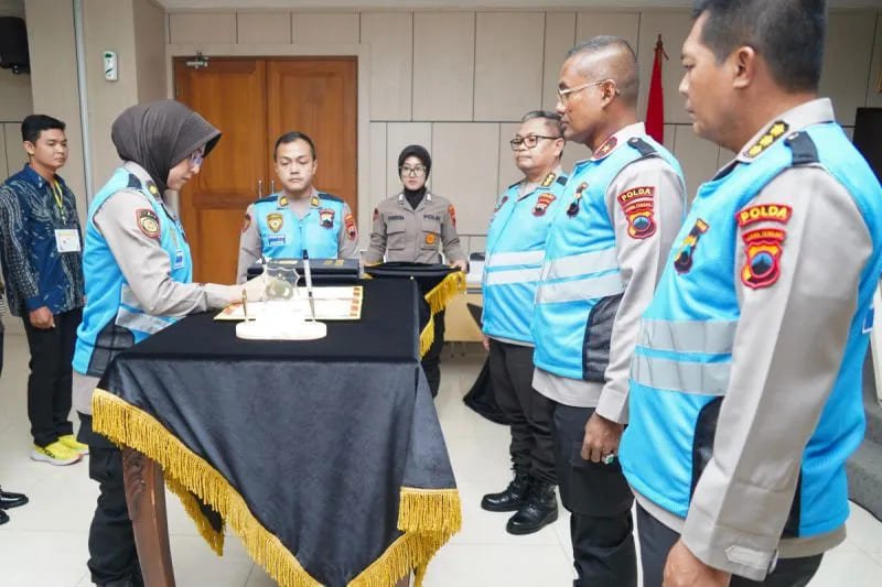 Petugas Seleksi SIPSS Polda Jateng Tandatangani Pakta Integritas